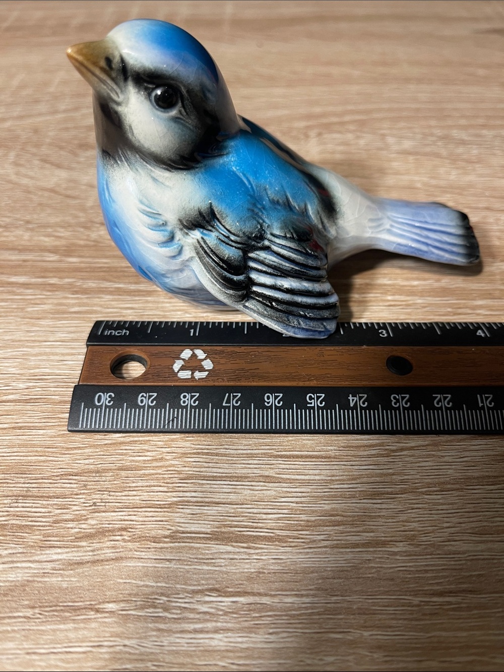 Vtg 1970 goebel Ceramic blueBird of happiness